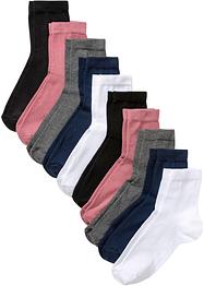Halbsocken (10er Pack) mit Bio-Baumwolle, bpc bonprix collection