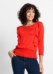Shirt mit Volant, BODYFLIRT
