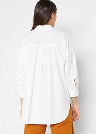 Oversize Bluse aus Baumwolle mit 3/4 Arm, bpc bonprix collection