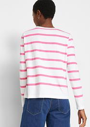 Langarmshirt aus Bio-Baumwolle Cradle to Cradle Certified® Silber, bpc bonprix collection