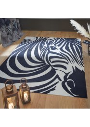 Waschbarer Teppich mit Zebra Motiv, bpc living bonprix collection
