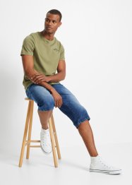 Stretch-Jeans-Bermuda, Regular Fit, RAINBOW