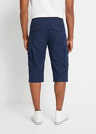 Long-Cargo-Bermuda mit Leinenanteil, Regular Fit, RAINBOW