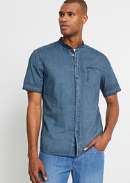 Kurzarmhemd in gewaschener Optik, John Baner JEANSWEAR