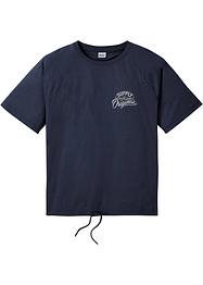 T-Shirt mit Kordel am Saum, Loose Fit, John Baner JEANSWEAR