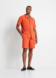 Geripptes Shirt in Hemdenform, John Baner JEANSWEAR
