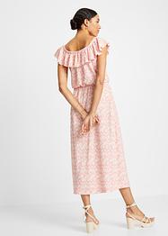 Maxikleid aus Barcrepe, RAINBOW