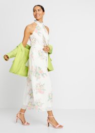 Maxikleid mit Blumendruck aus recyceltem Polyester, RAINBOW