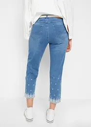 Capri Straight Jeans Mid Waist, bonprix