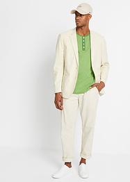 Henleyshirt, Kurzarm mit Komfortschnitt, bpc bonprix collection
