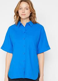 Oversize Halbarmbluse mit Leinen, bpc bonprix collection