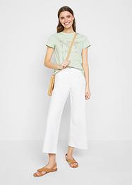 Basic T-Shirt mit Druck (2er Pack), bpc bonprix collection