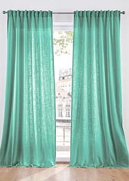 Bio Baumwoll Vorhang (1er Pack), bpc living bonprix collection