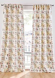 Vorhang mit Blumen Druck (1er Pack), bpc living bonprix collection
