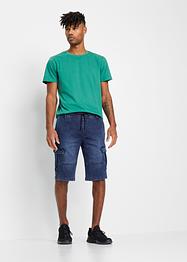 Sweatjeans-Bermuda mit Cargotaschen, Regular Fit, RAINBOW