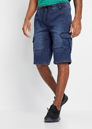 Sweatjeans-Bermuda mit Cargotaschen, Regular Fit, RAINBOW