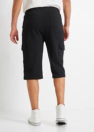 Long-Sweat-Bermuda mit Cargotaschen, Regular Fit, RAINBOW