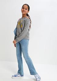 Mädchen One-Shoulder Sweatshirt, bpc bonprix collection