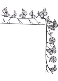 Türrahmendeko mit Schmetterlingen, bpc living bonprix collection