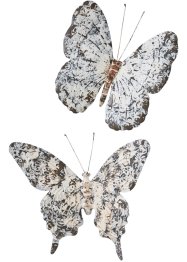 Wanddeko Schmetterlinge (2-tlg.Set), bpc living bonprix collection