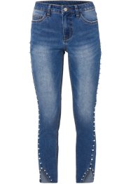 Skinny-Jeans mit Perlen-Applikation, BODYFLIRT