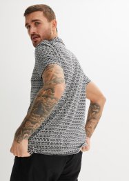 Poloshirt, Kurzarm mit Komfortschnitt und Minimaldruck, bpc bonprix collection