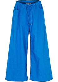 Weite Schlupfhose mit Leinen und bequemem Rundumgummibund, 7/8 Bein, bpc bonprix collection