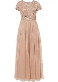 Maxikleid mit Paillettenstickerei, bonprix