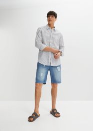 Jeans-Bermuda mit elastischem Bund, Regular Fit, John Baner JEANSWEAR