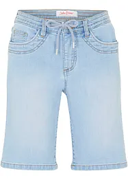 Jeans Bermuda Slim Fit Mid Waist, bonprix