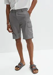 Mikrofaser Cargo-Bermuda mit Komfortschnitt, Regular Fit, bonprix