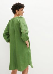 Leinen-Kleid mit Lochstickerei, bpc selection premium