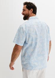 Kurzarmhemd mit nachhaltigem Leinen, Regular Fit, bpc bonprix collection
