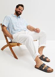 Kurzarmhemd mit nachhaltigem Leinen, Regular Fit, bpc bonprix collection