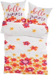 Bettwäsche mit Blumen, bpc living bonprix collection