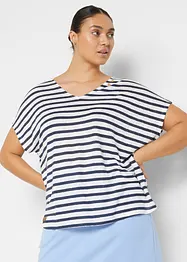 Shirt aus Leinen mit Fledermausärmeln, bonprix