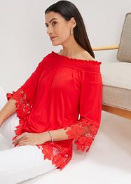 Carmen-Tunika mit Spitze, bpc selection