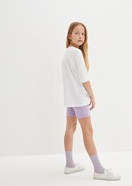 Mädchen Oversized-Shirt + Radler-Shorts  (2-tlg. Set), bpc bonprix collection