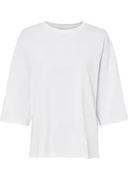 Oversize Shirt aus elastischem Bio-Baumwoll-Mix, bonprix