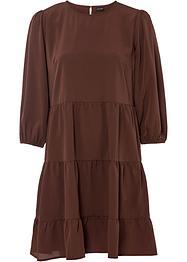 Crepe-Kleid mit Volants, BODYFLIRT
