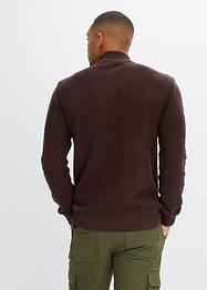 Pullover mit Knopfleiste, John Baner JEANSWEAR