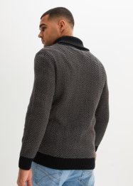 Pullover mit Schalkragen aus Baumwolle, RAINBOW