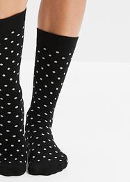 Socken mit druckfreiem Bündchen (5er Pack) mit Bio-Baumwolle, bpc bonprix collection
