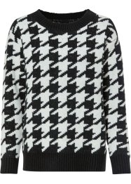 Strick-Pullover mit Rundhalsausschnitt, bpc bonprix collection