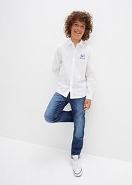 Jungen Oxford Hemd mit Druck, bpc bonprix collection