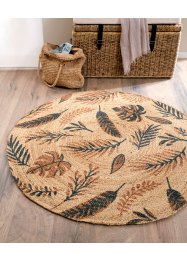 Runder Teppich mit Blättern, bpc living bonprix collection