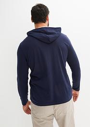 Langarmshirt mit Kapuze aus Bio Baumwolle, bpc bonprix collection