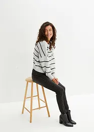 Gestreifter Pullover, bonprix
