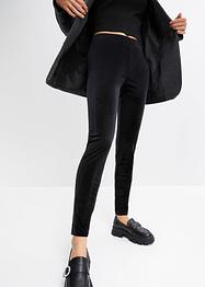 Leggings aus elastischem Samt, bpc bonprix collection