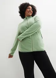 Fleecejacke mit Reißverschluss-Taschen, bonprix
